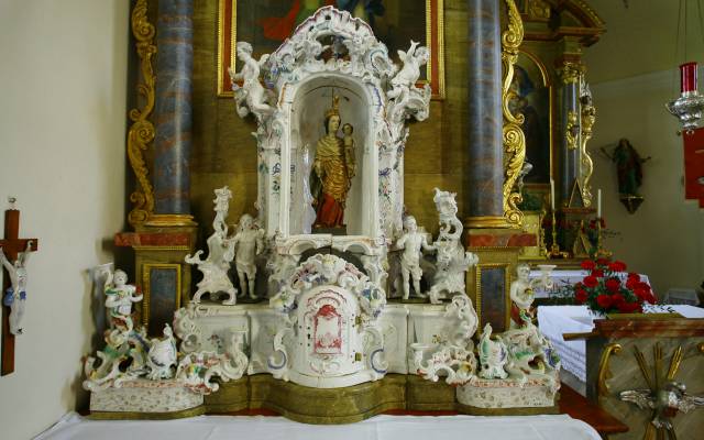 Schrezheimer Fayencen Altar